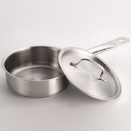 Stainless steel composite bottom short body juice pan 1